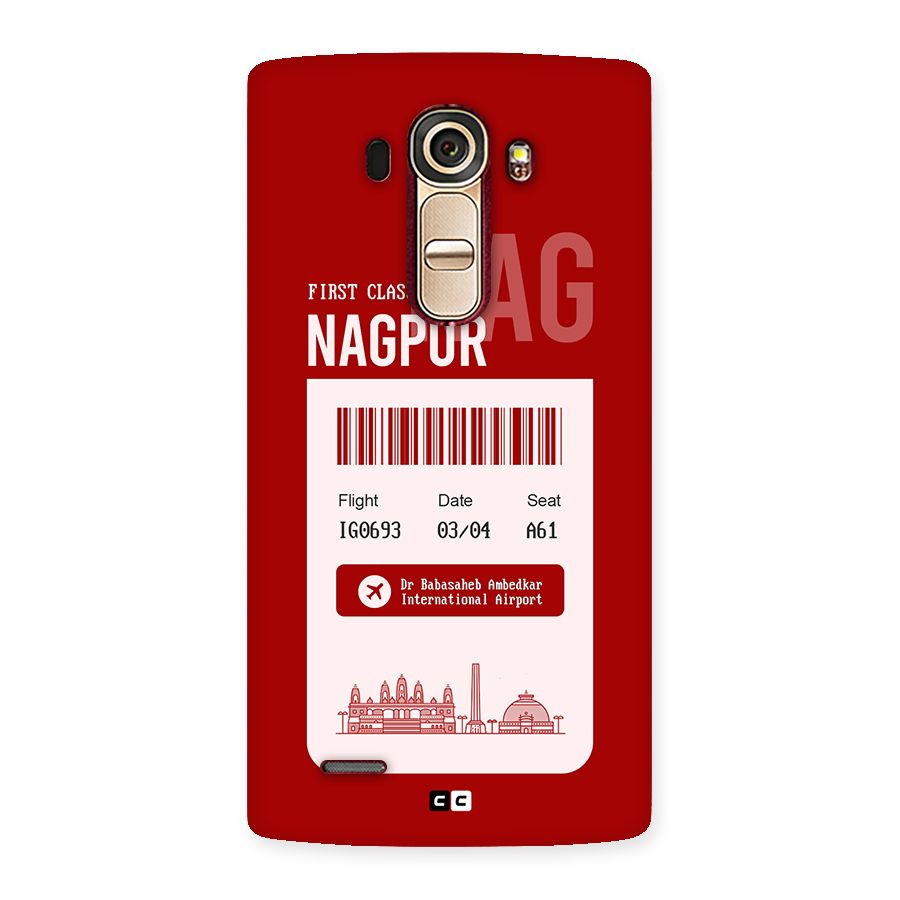 Nagpur Boarding Pass Back Case for LG G4
