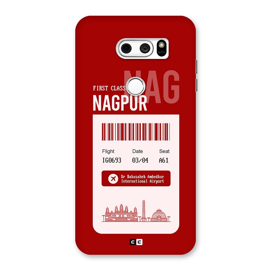 Nagpur Boarding Pass Back Case for LG V30