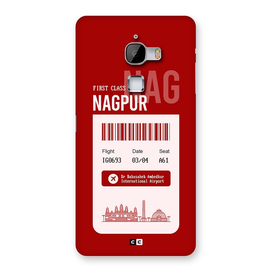 Nagpur Boarding Pass Back Case for LeTV Le Max