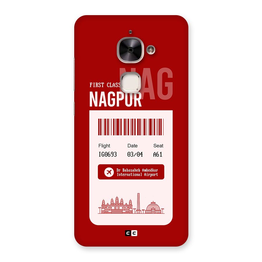 Nagpur Boarding Pass Back Case for Le 2