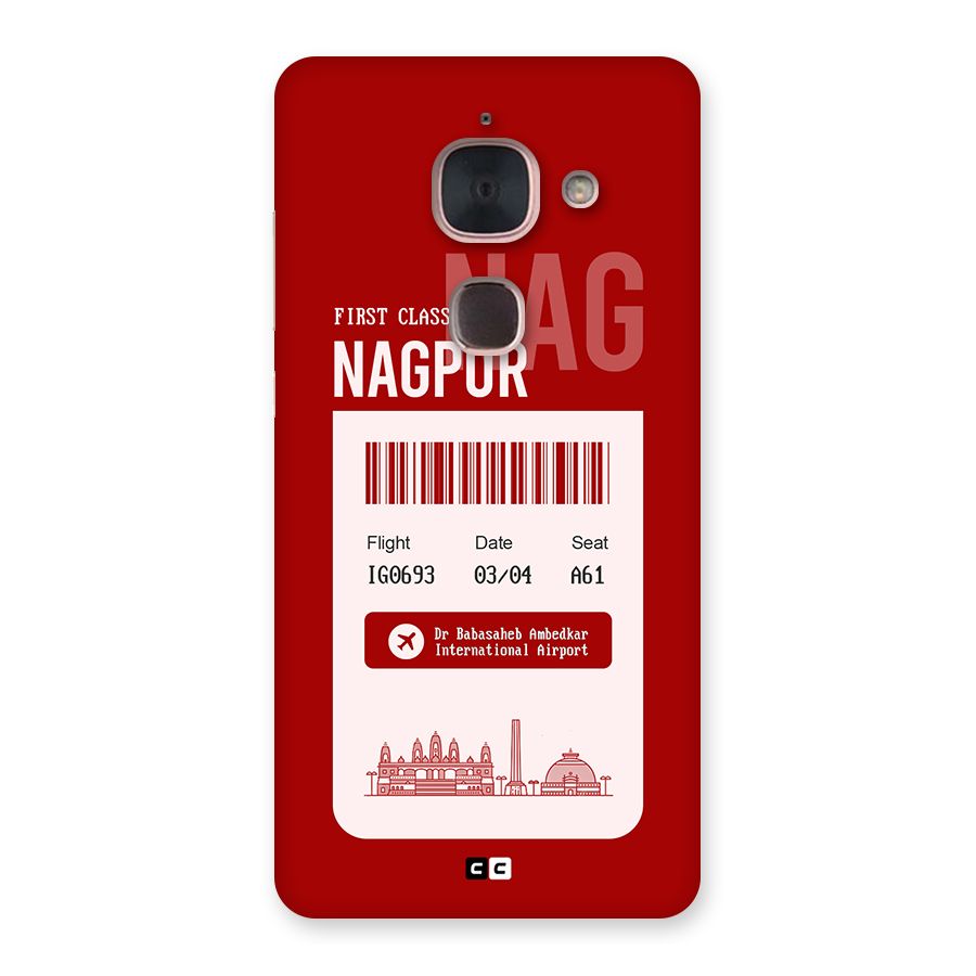 Nagpur Boarding Pass Back Case for Le Max 2