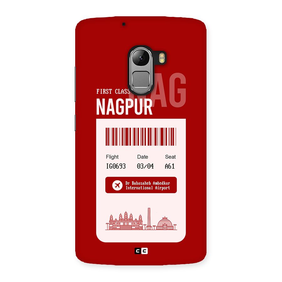 Nagpur Boarding Pass Back Case for Lenovo K4 Note