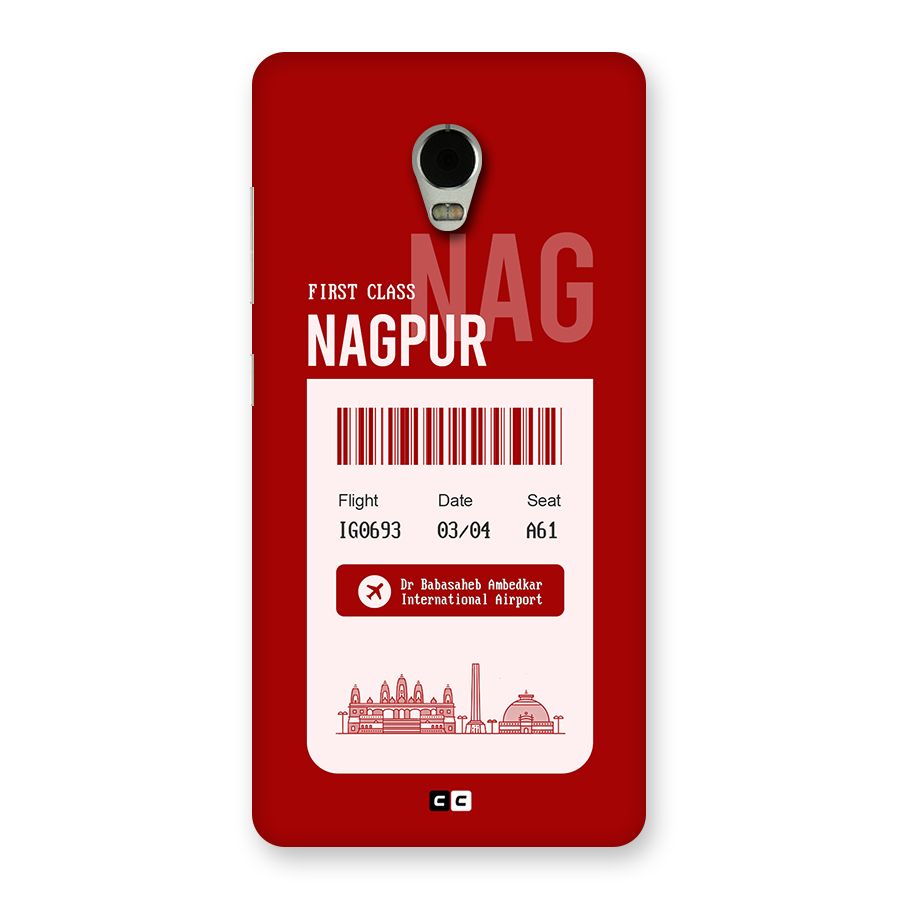Nagpur Boarding Pass Back Case for Lenovo Vibe P1
