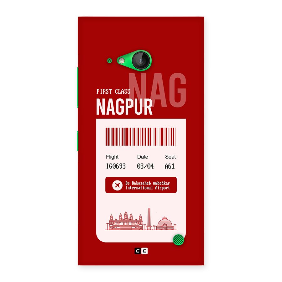 Nagpur Boarding Pass Back Case for Lumia 730