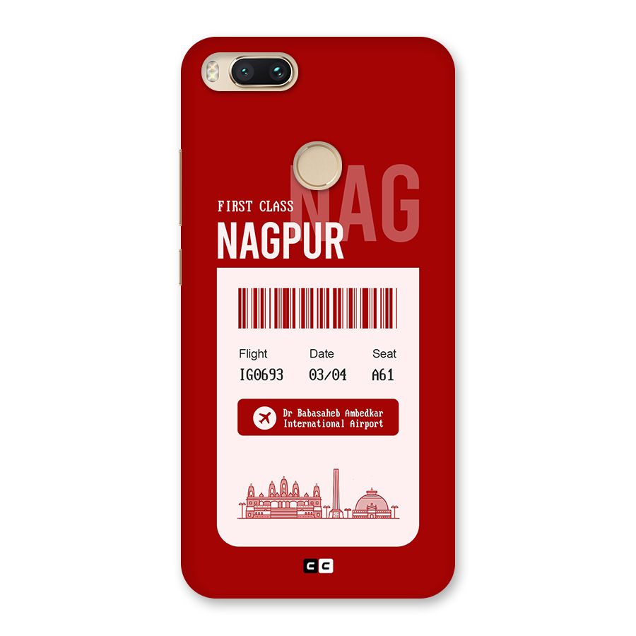 Nagpur Boarding Pass Back Case for Mi A1