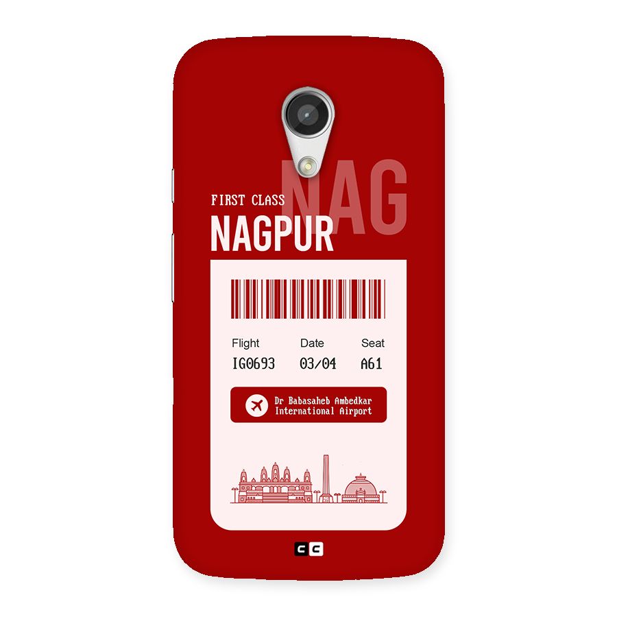 Nagpur Boarding Pass Back Case for Moto G 2nd Gen