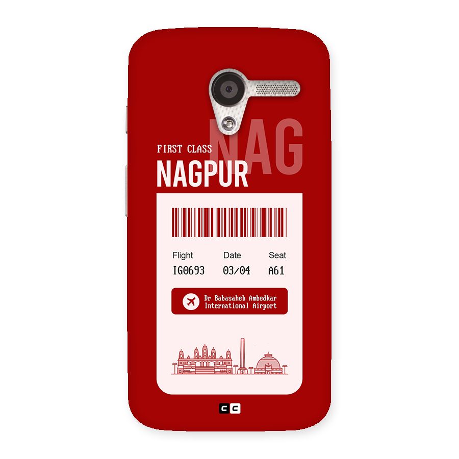 Nagpur Boarding Pass Back Case for Moto X