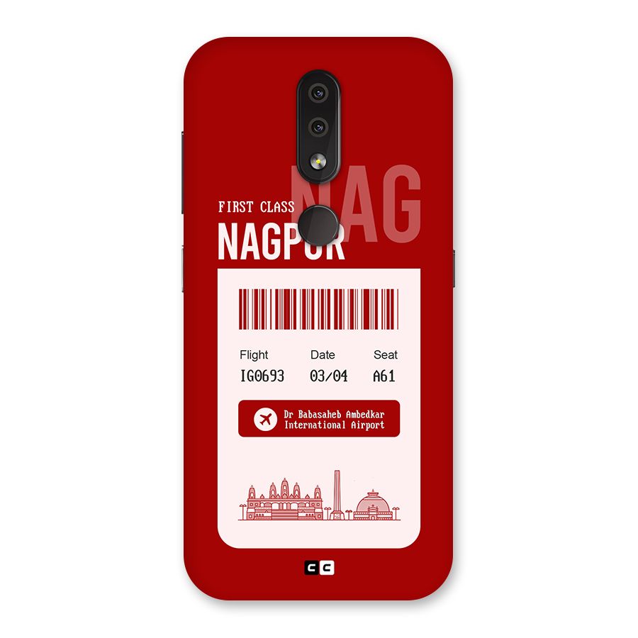 Nagpur Boarding Pass Back Case for Nokia 4.2