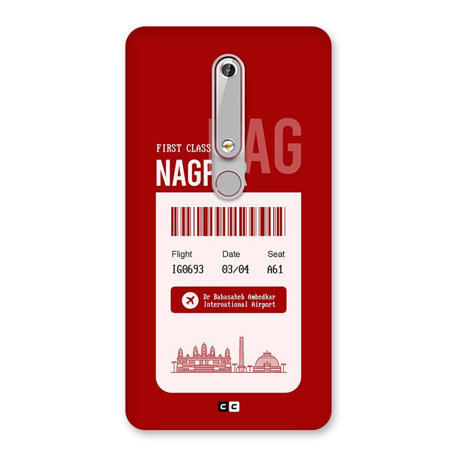 Nagpur Boarding Pass Back Case for Nokia 6.1
