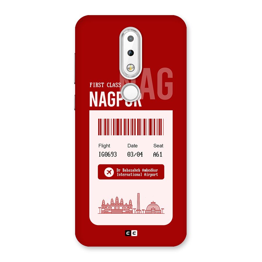 Nagpur Boarding Pass Back Case for Nokia 6.1 Plus