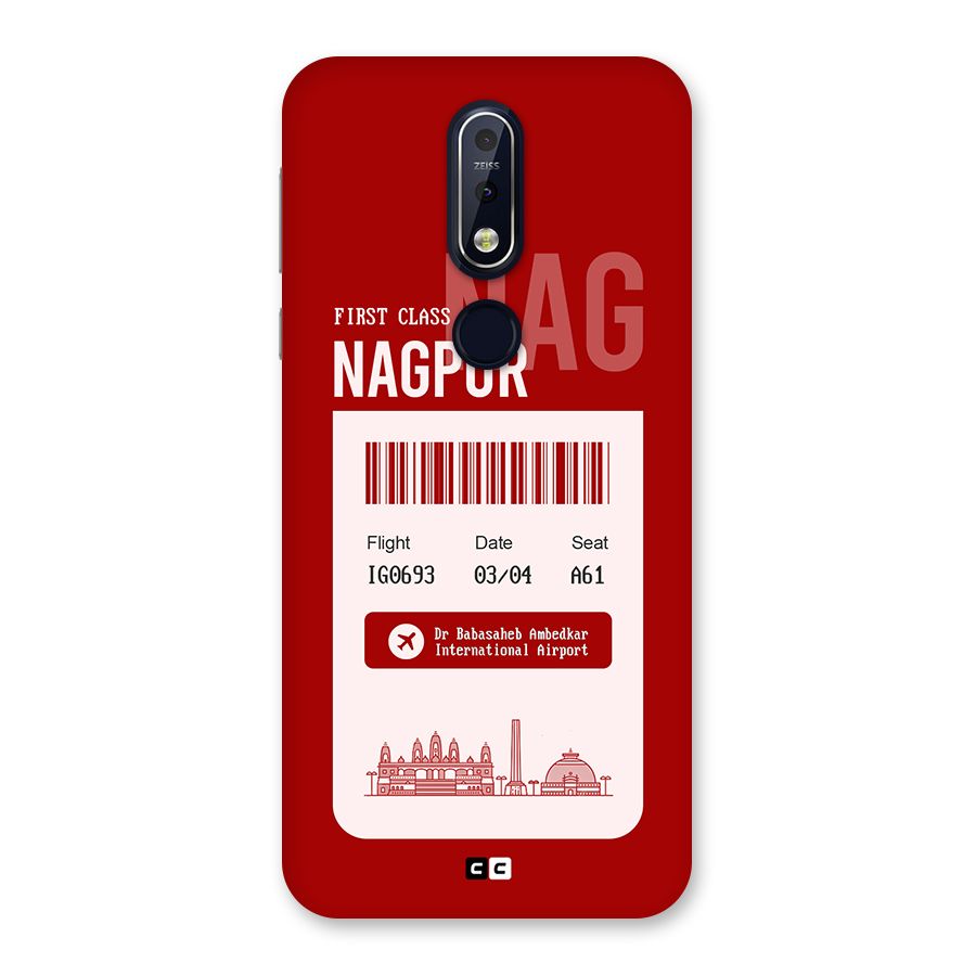 Nagpur Boarding Pass Back Case for Nokia 7.1