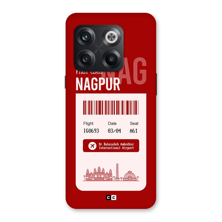 Nagpur Boarding Pass Back Case for OnePlus 10T