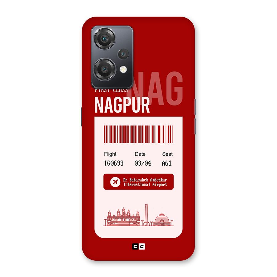 Nagpur Boarding Pass Back Case for OnePlus Nord CE 2 Lite 5G