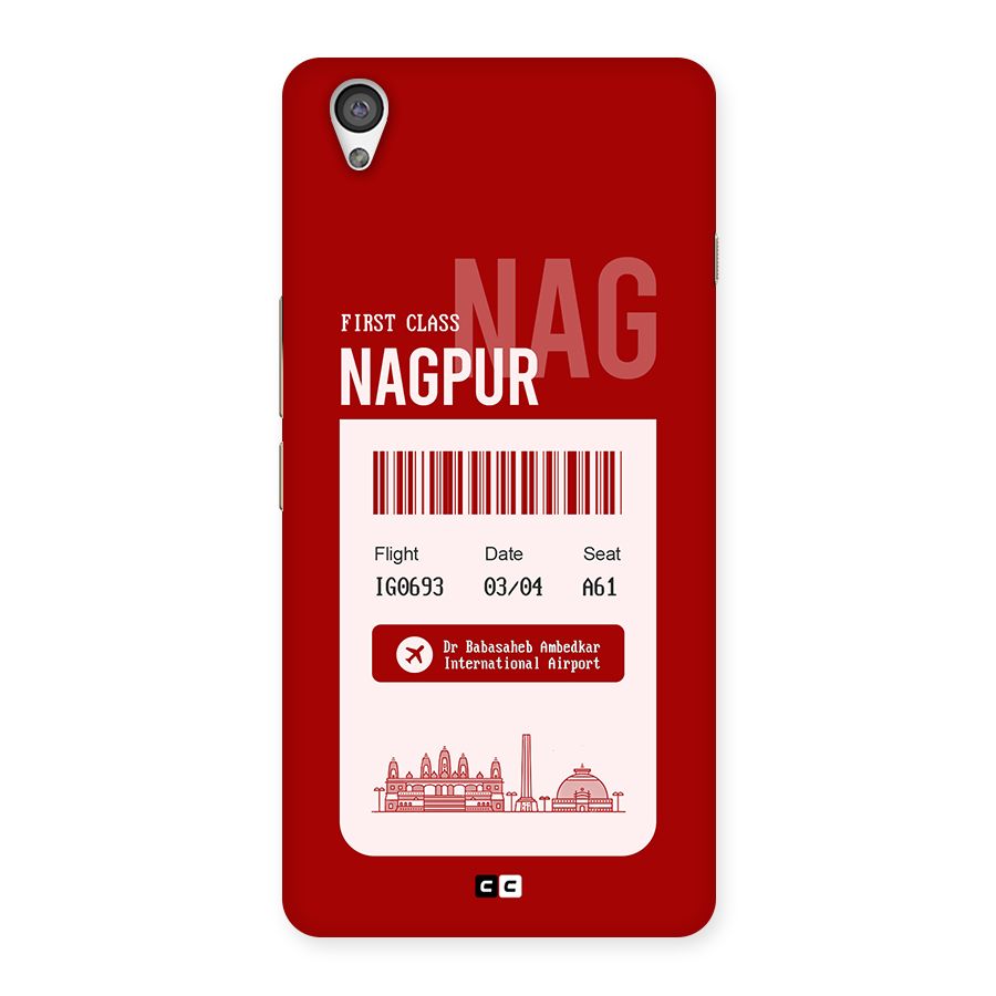 Nagpur Boarding Pass Back Case for OnePlus X