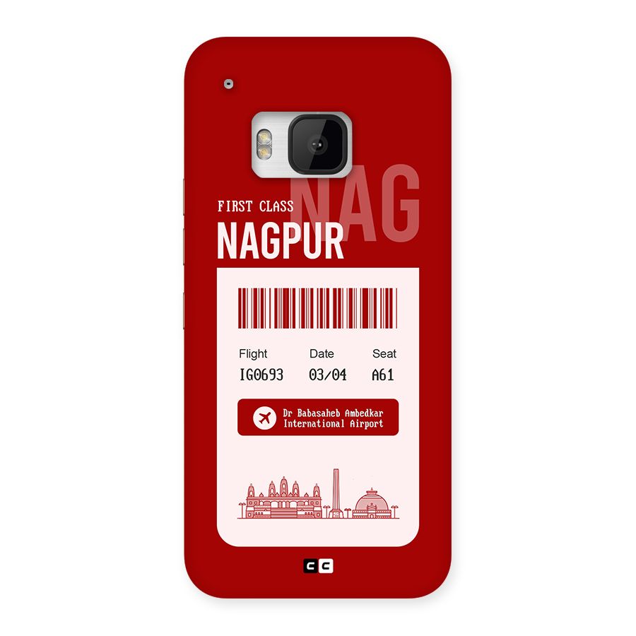 Nagpur Boarding Pass Back Case for One M9