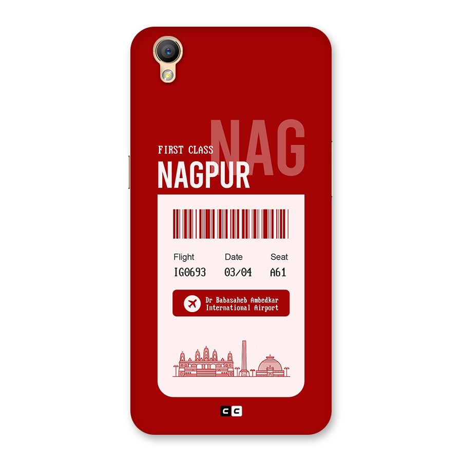 Nagpur Boarding Pass Back Case for Oppo A37