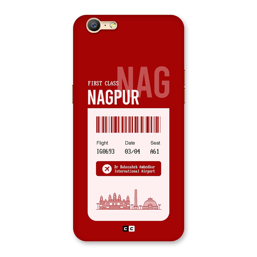 Nagpur Boarding Pass Back Case for Oppo A39