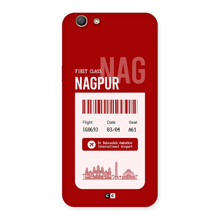 Nagpur Boarding Pass Back Case for Oppo A59