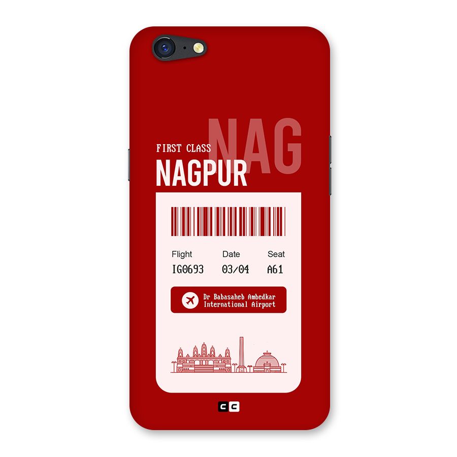 Nagpur Boarding Pass Back Case for Oppo A71