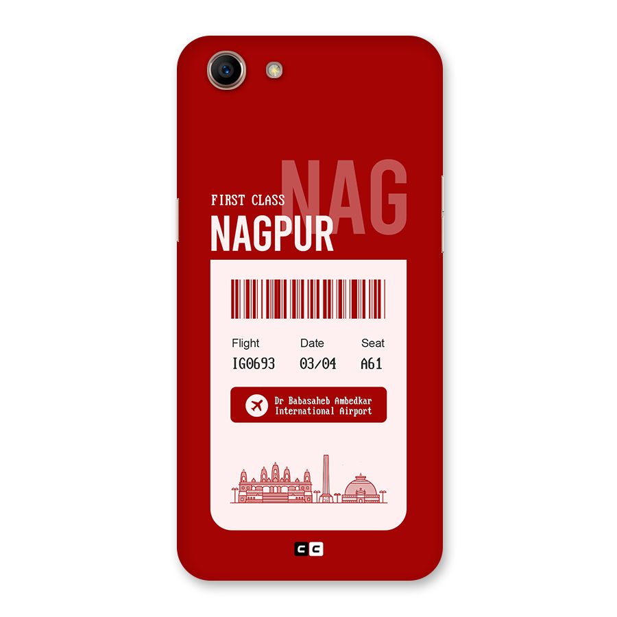 Nagpur Boarding Pass Back Case for Oppo A83 (2018)