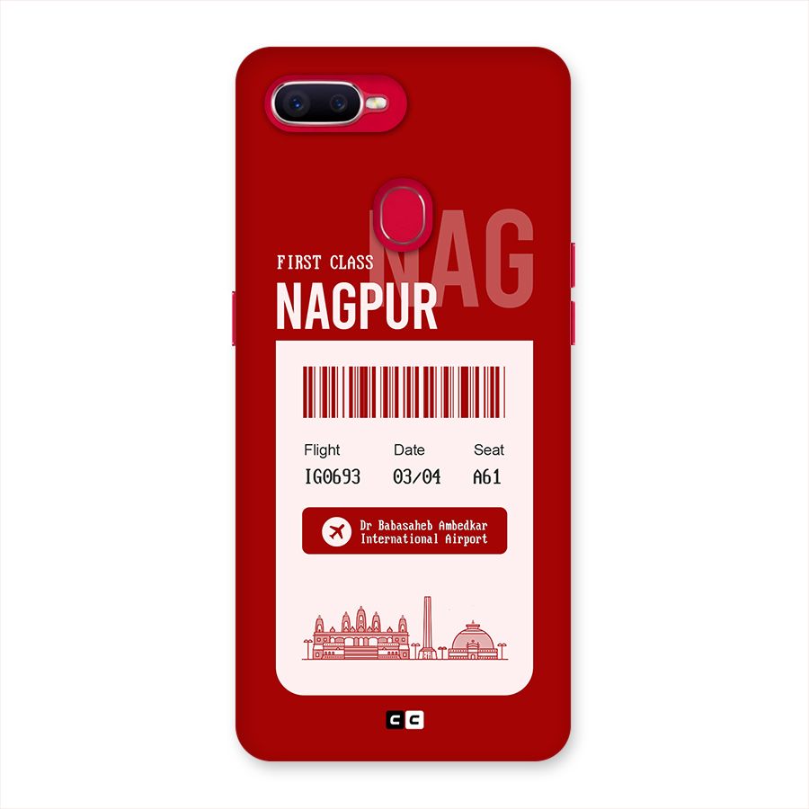 Nagpur Boarding Pass Back Case for Oppo F9 Pro