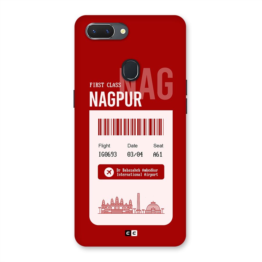 Nagpur Boarding Pass Back Case for Realme 2