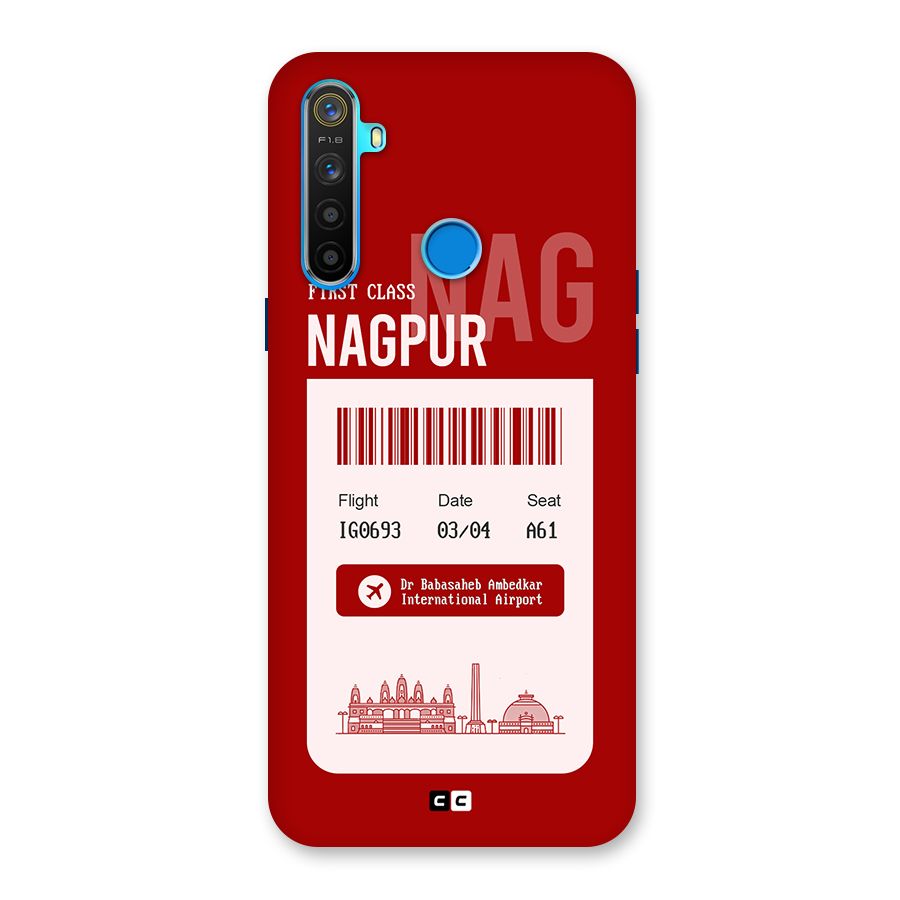 Nagpur Boarding Pass Back Case for Realme 5s