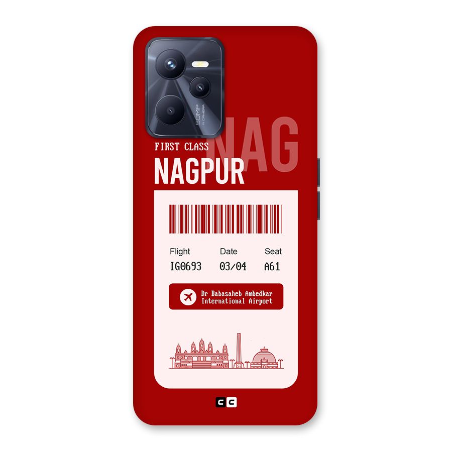 Nagpur Boarding Pass Back Case for Realme C35