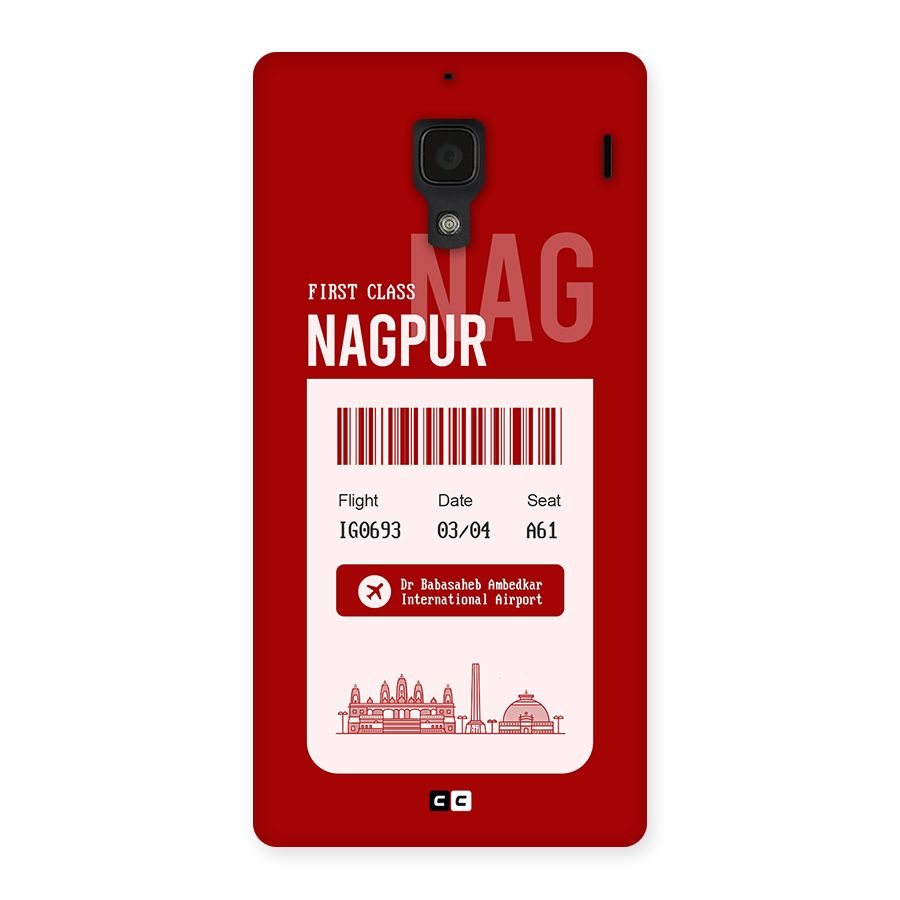 Nagpur Boarding Pass Back Case for Redmi 1s