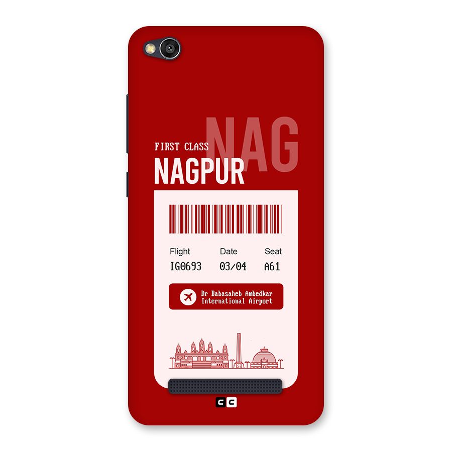 Nagpur Boarding Pass Back Case for Redmi 4A