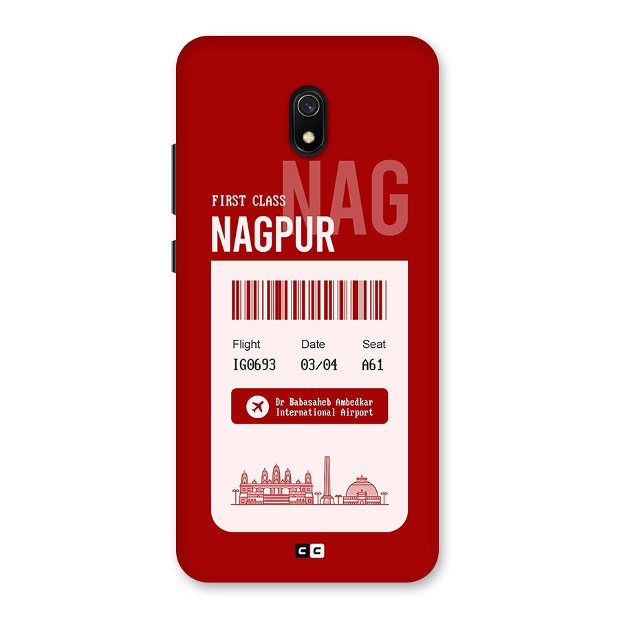 Nagpur Boarding Pass Back Case for Redmi 8A