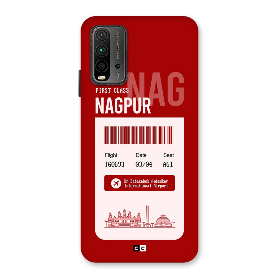 Nagpur Boarding Pass Back Case for Redmi 9 Power