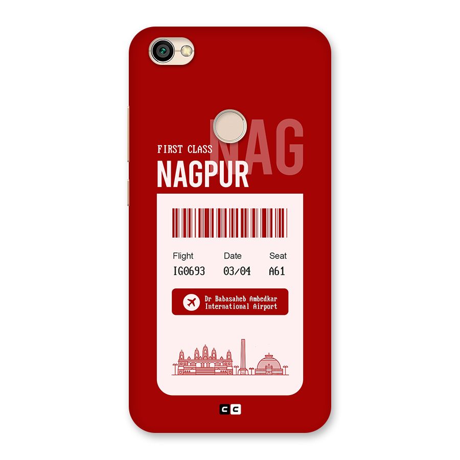 Nagpur Boarding Pass Back Case for Redmi Y1 2017