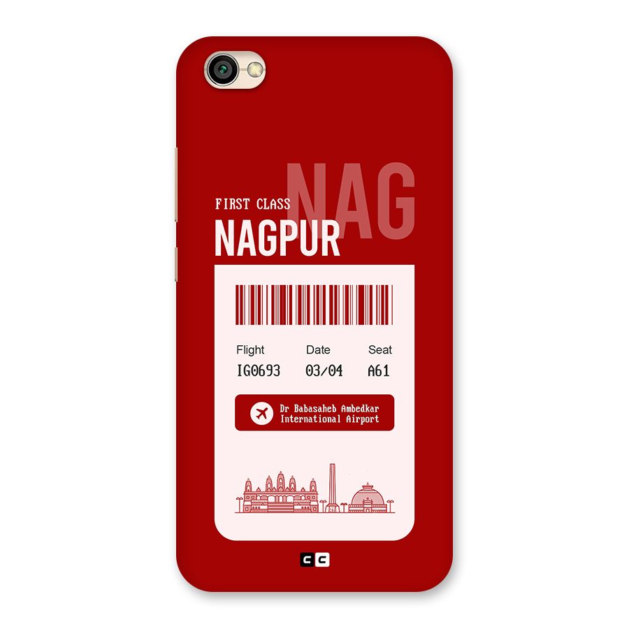 Nagpur Boarding Pass Back Case for Redmi Y1 Lite