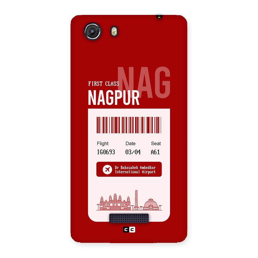 Nagpur Boarding Pass Back Case for Unite 3