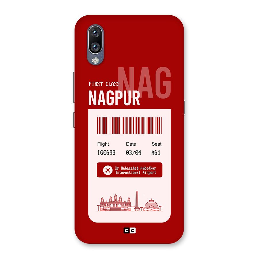 Nagpur Boarding Pass Back Case for Vivo NEX