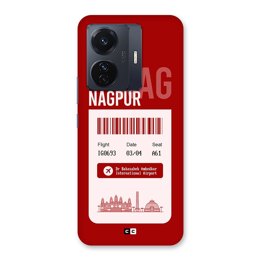Nagpur Boarding Pass Back Case for Vivo T1 Pro