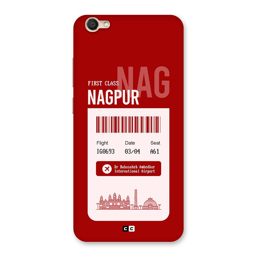 Nagpur Boarding Pass Back Case for Vivo V5
