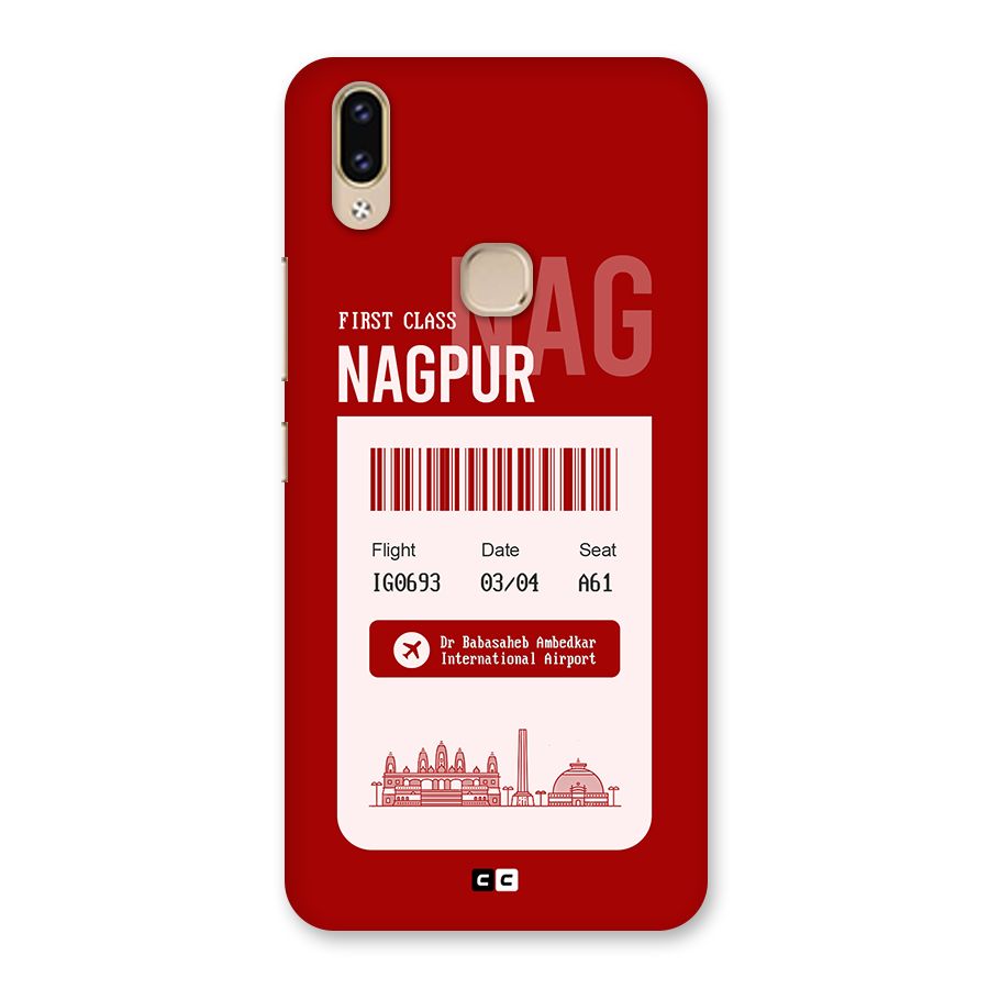 Nagpur Boarding Pass Back Case for Vivo V9 Youth