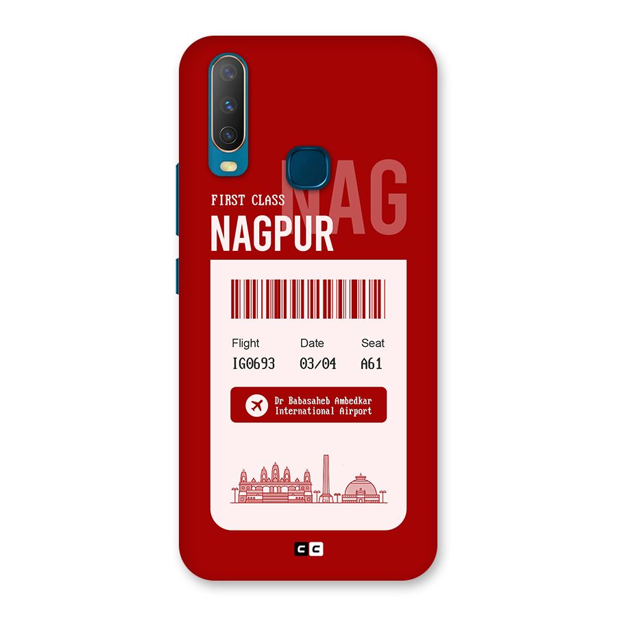 Nagpur Boarding Pass Back Case for Vivo Y11