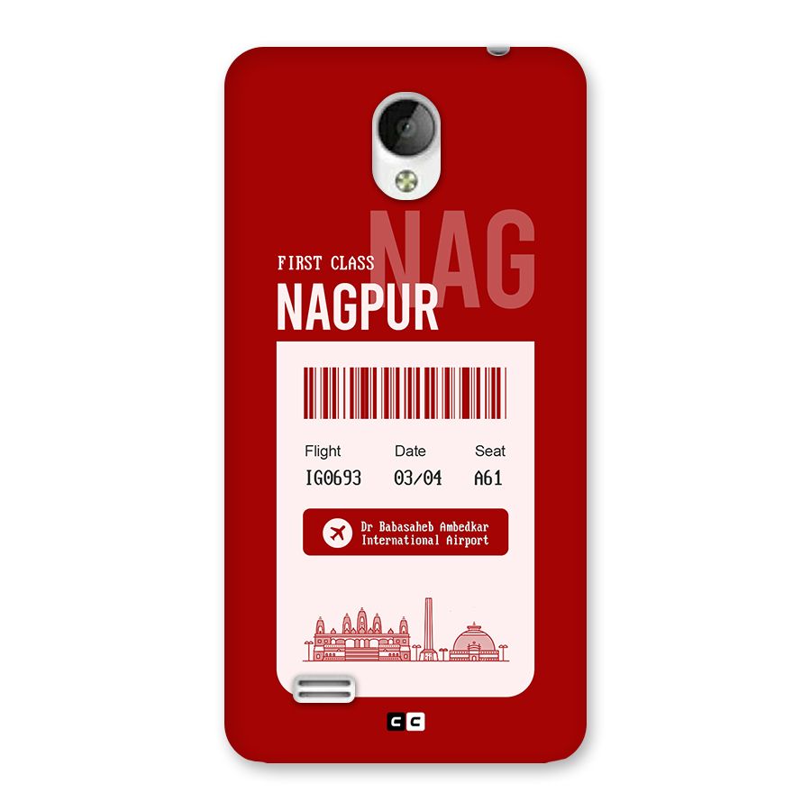 Nagpur Boarding Pass Back Case for Vivo Y21