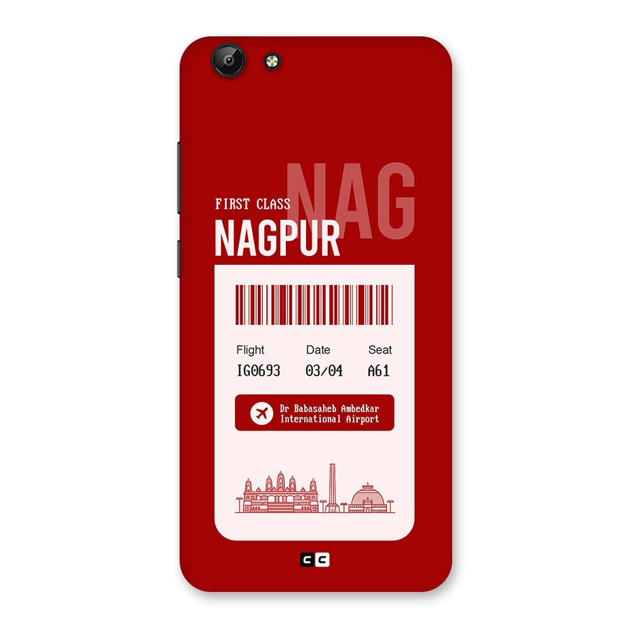 Nagpur Boarding Pass Back Case for Vivo Y69