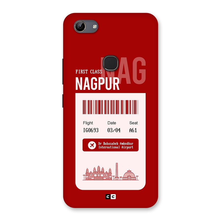 Nagpur Boarding Pass Back Case for Vivo Y81