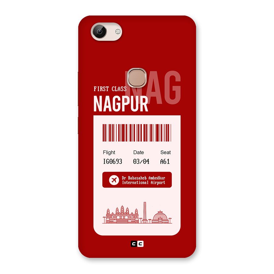 Nagpur Boarding Pass Back Case for Vivo Y83