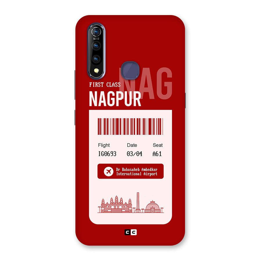 Nagpur Boarding Pass Back Case for Vivo Z1 Pro