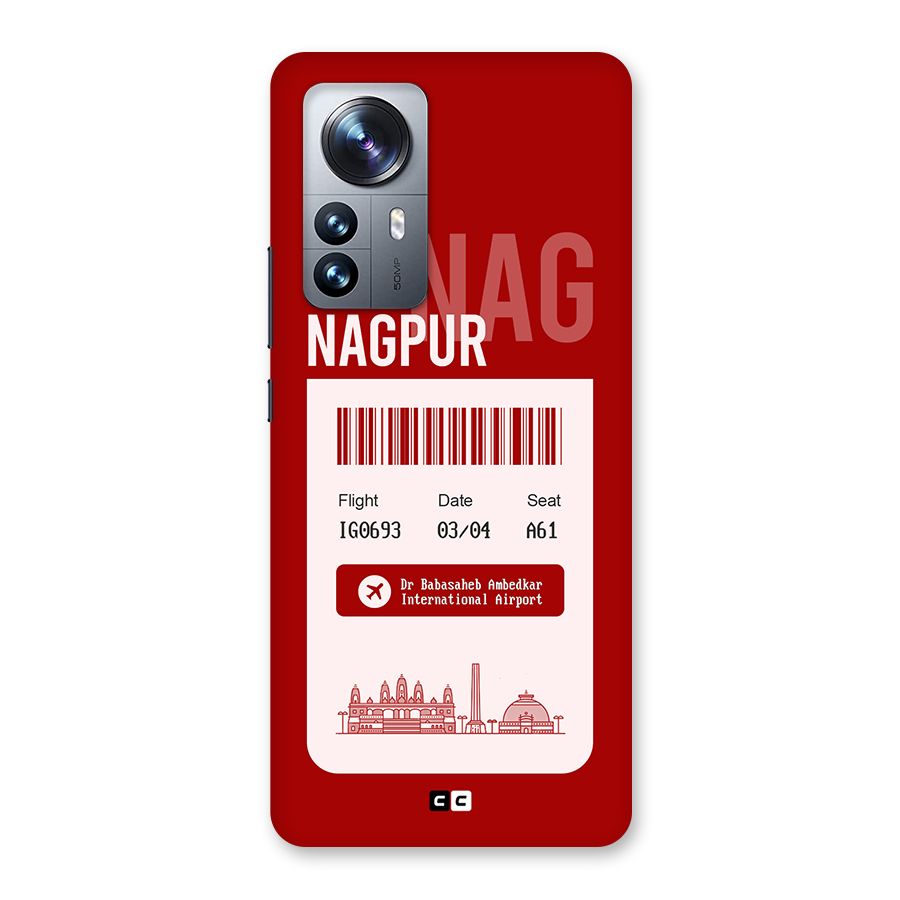 Nagpur Boarding Pass Back Case for Xiaomi 12 Pro