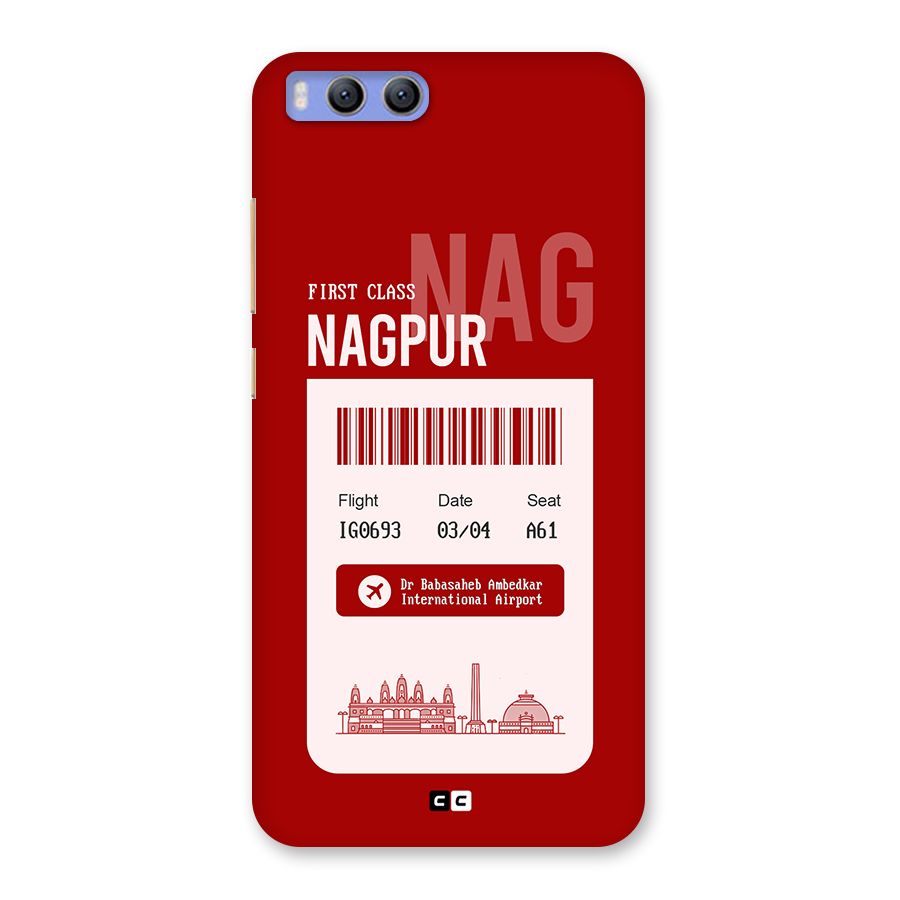 Nagpur Boarding Pass Back Case for Xiaomi Mi 6