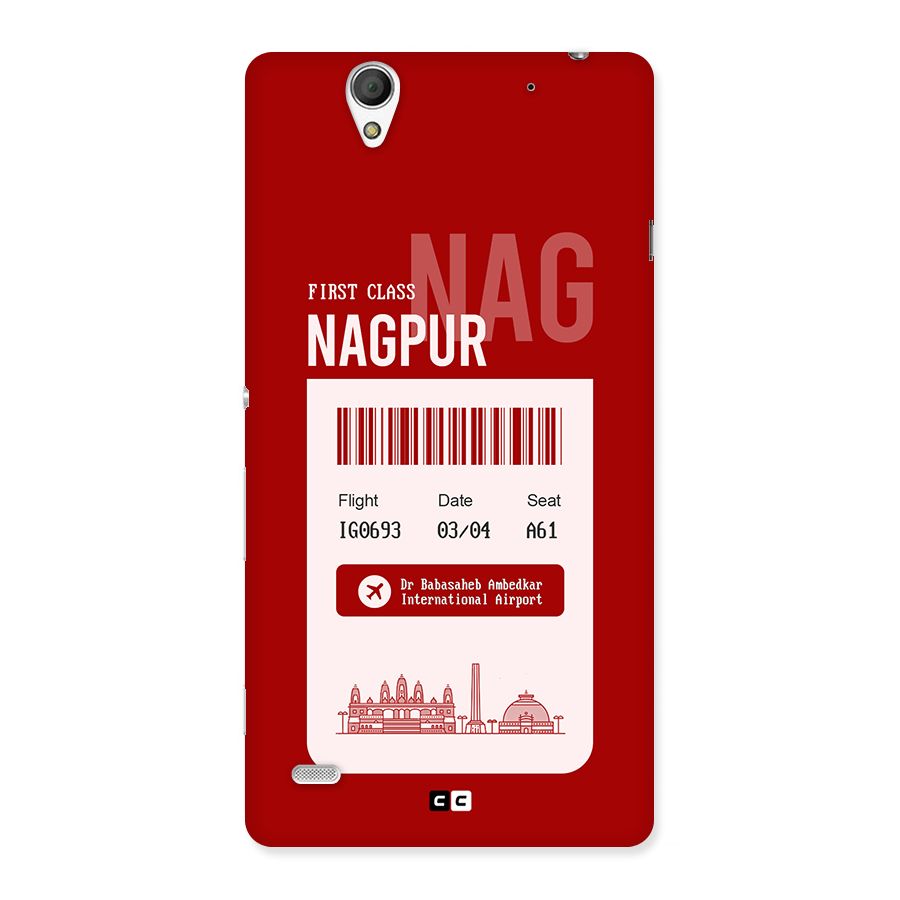 Nagpur Boarding Pass Back Case for Xperia C4