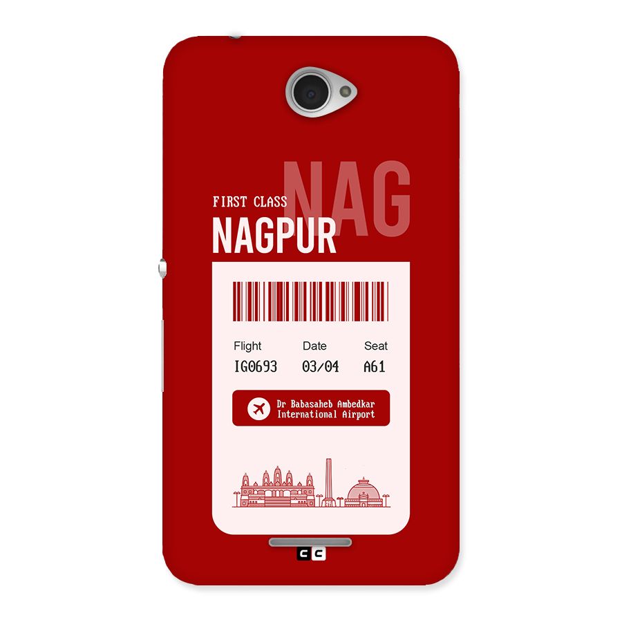 Nagpur Boarding Pass Back Case for Xperia E4