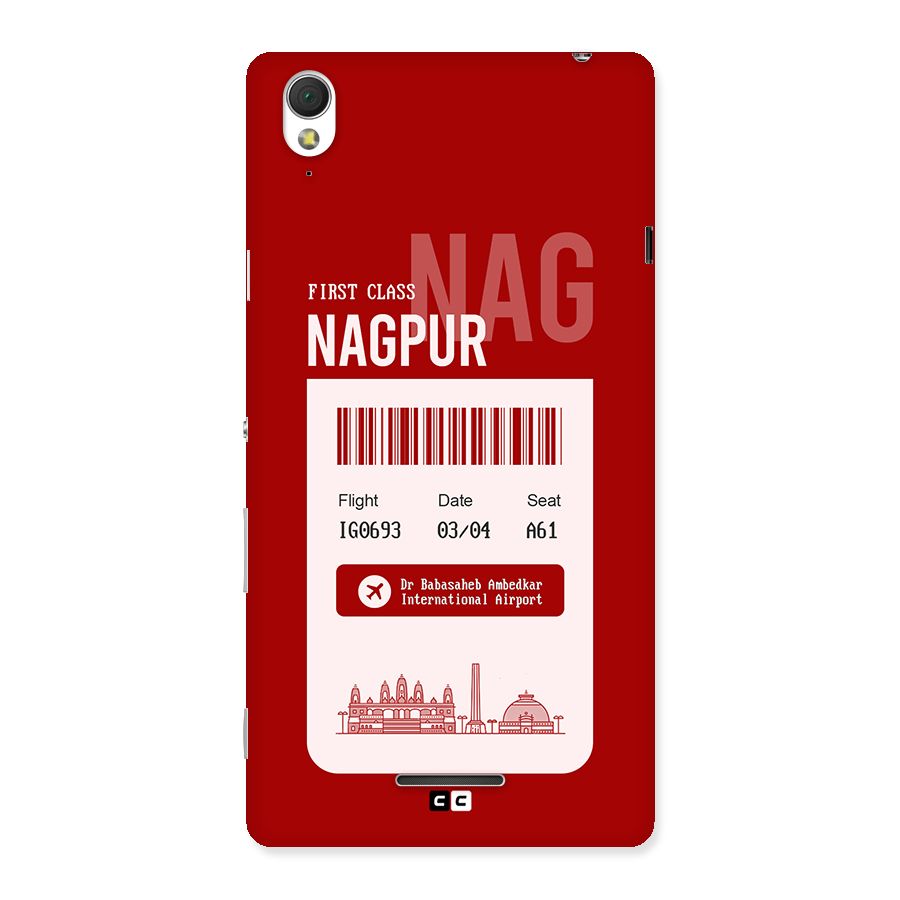 Nagpur Boarding Pass Back Case for Xperia T3